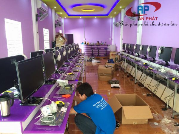 Lắp đặt phòng net bootrom 30 máy cấu hình Core I3-4510 tại Thuận An, Bình Dương